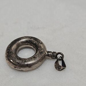 Vintage Mexico Sterling Silver Snuff Pendant